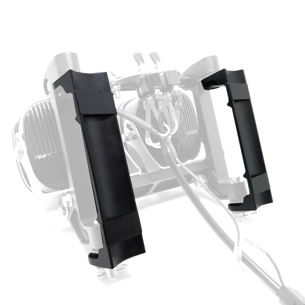 Baja Designs 600053 - Motorcycle Racelight Receiver Kit w/ Rubberized Clamps For 8 Inch Race Light