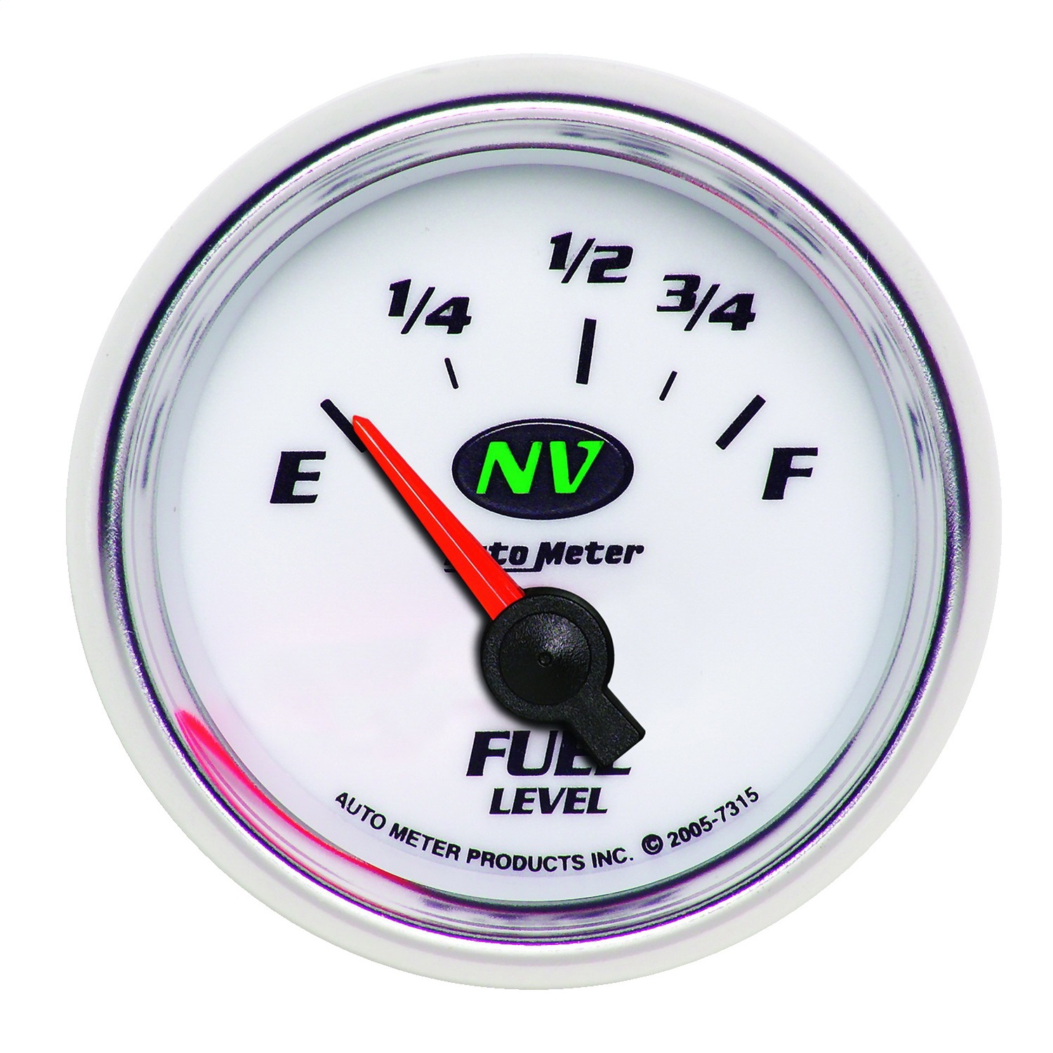 AutoMeter 7315 - Gauge Fuel Level 2-1/16in. 73 Ohm(e) to 10 Ohm(f) Elec NV AutoMeter 7315 - Gauge Fuel Level 2-1/16in. 73 Ohm(e) to 10 Ohm(f) Elec NV