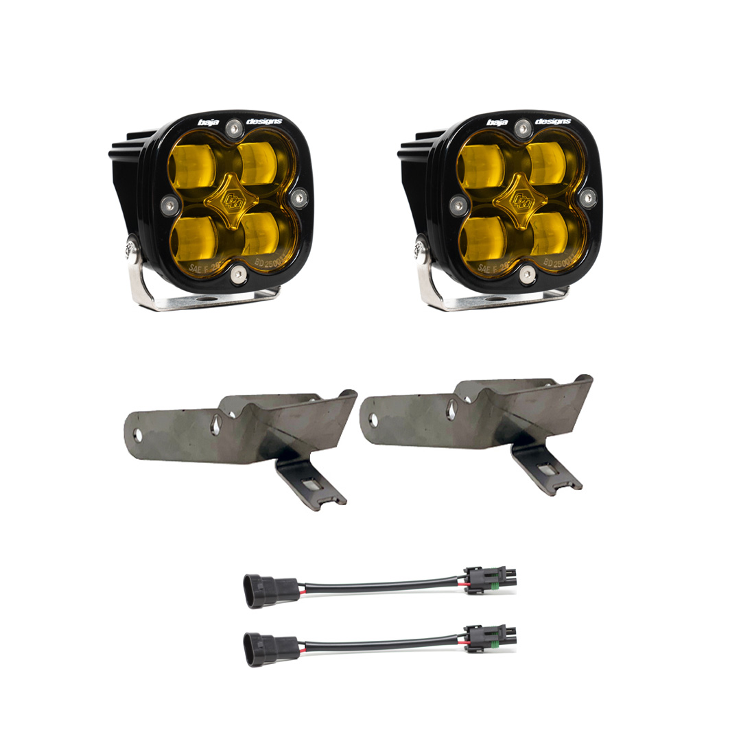 Baja Designs 630822 - Ford, Super Duty (99-10), Fog Pocket Kit SAE Baja Amber