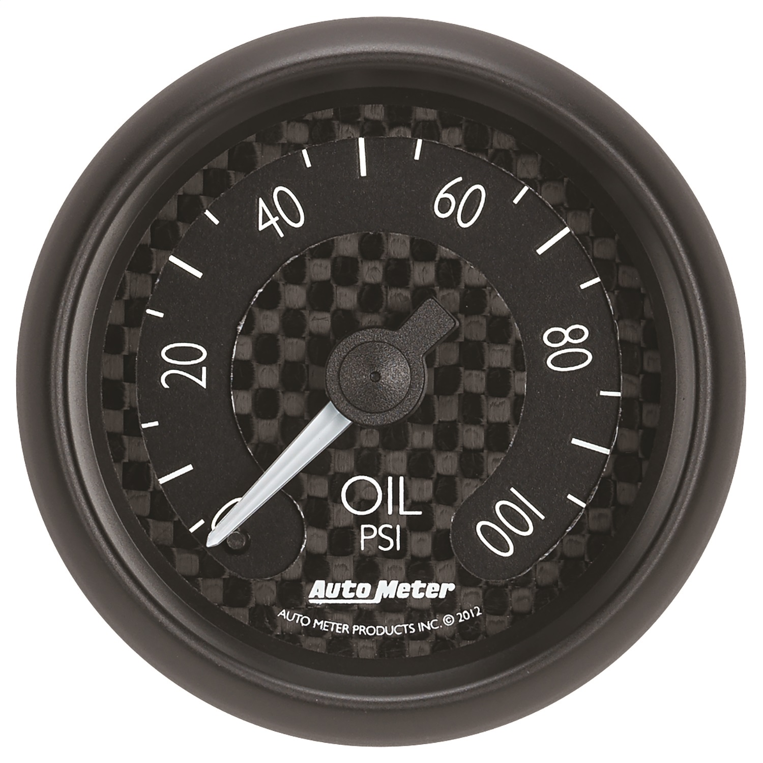 AutoMeter 8021 - GT Series 52mm Mechanical 0-100 psi Oil Pressure Gauge