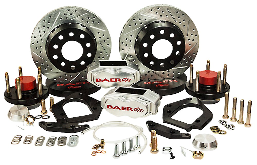 Baer Brakes 4301453C - Brake System 11 Inch Front SS4+ Deep Stage Drag Race Clear 82-92 GM F Body
