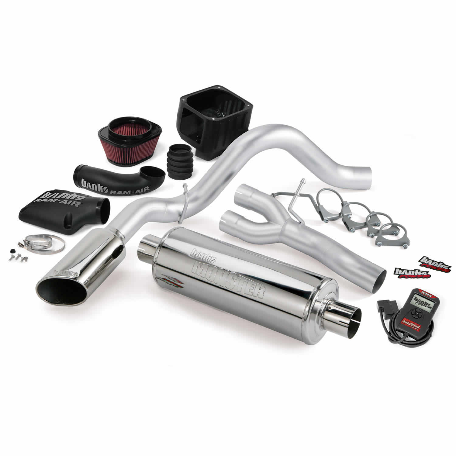 Banks Power 48046 - 10 Chevy 5.3L CCSB FFV Stinger System - SS Single Side-Exit Exhaust w/ Chrome Tip Banks Power 48046 - 10 Chevy 5.3L CCSB FFV Stinger System - SS Single Side-Exit Exhaust w/ Chrome Tip