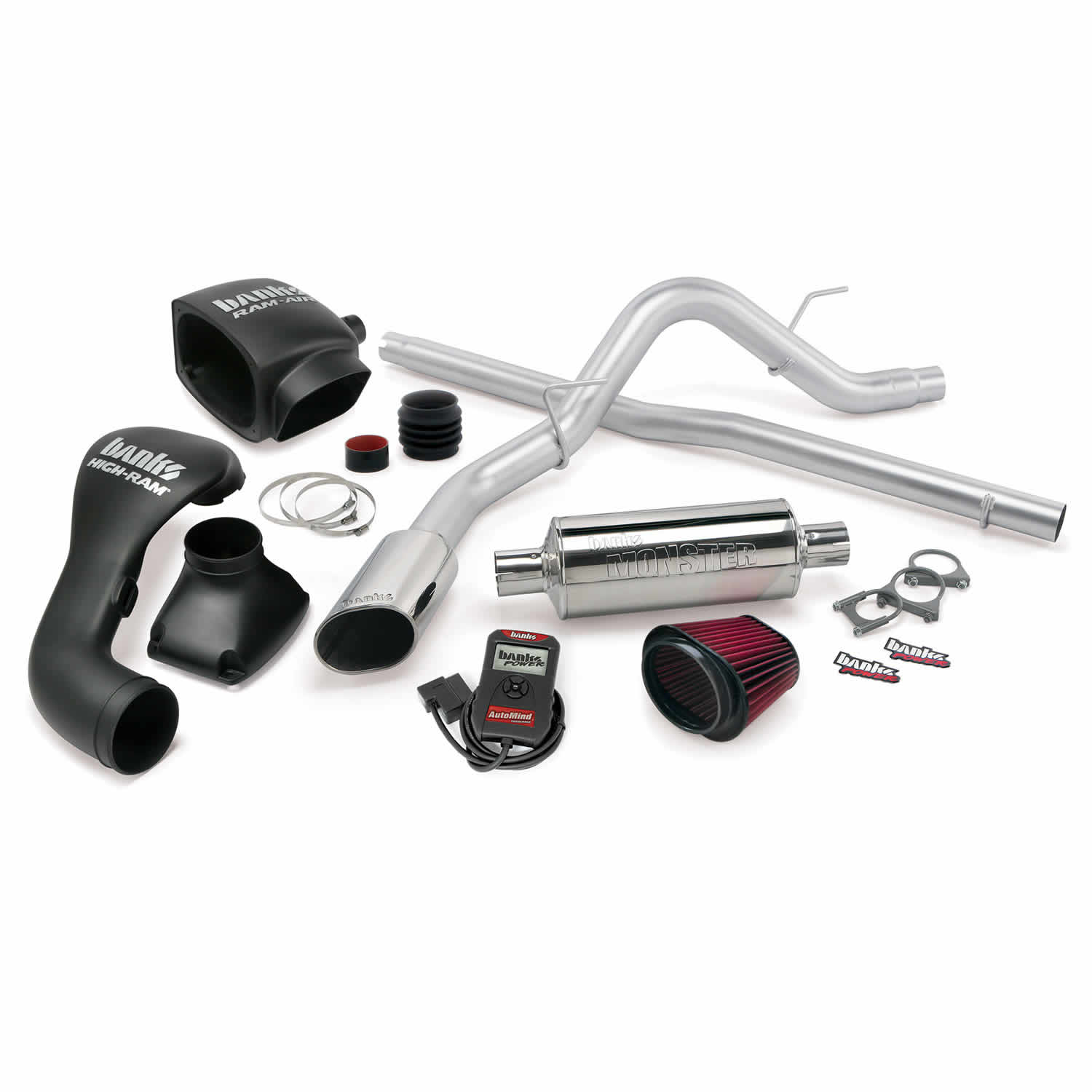 Banks Power 48485 - 04-08 Ford 5.4L F-150 CCSB Stinger System - SS Single Exhaust w/ Chrome Tip Banks Power 48485 - 04-08 Ford 5.4L F-150 CCSB Stinger System - SS Single Exhaust w/ Chrome Tip