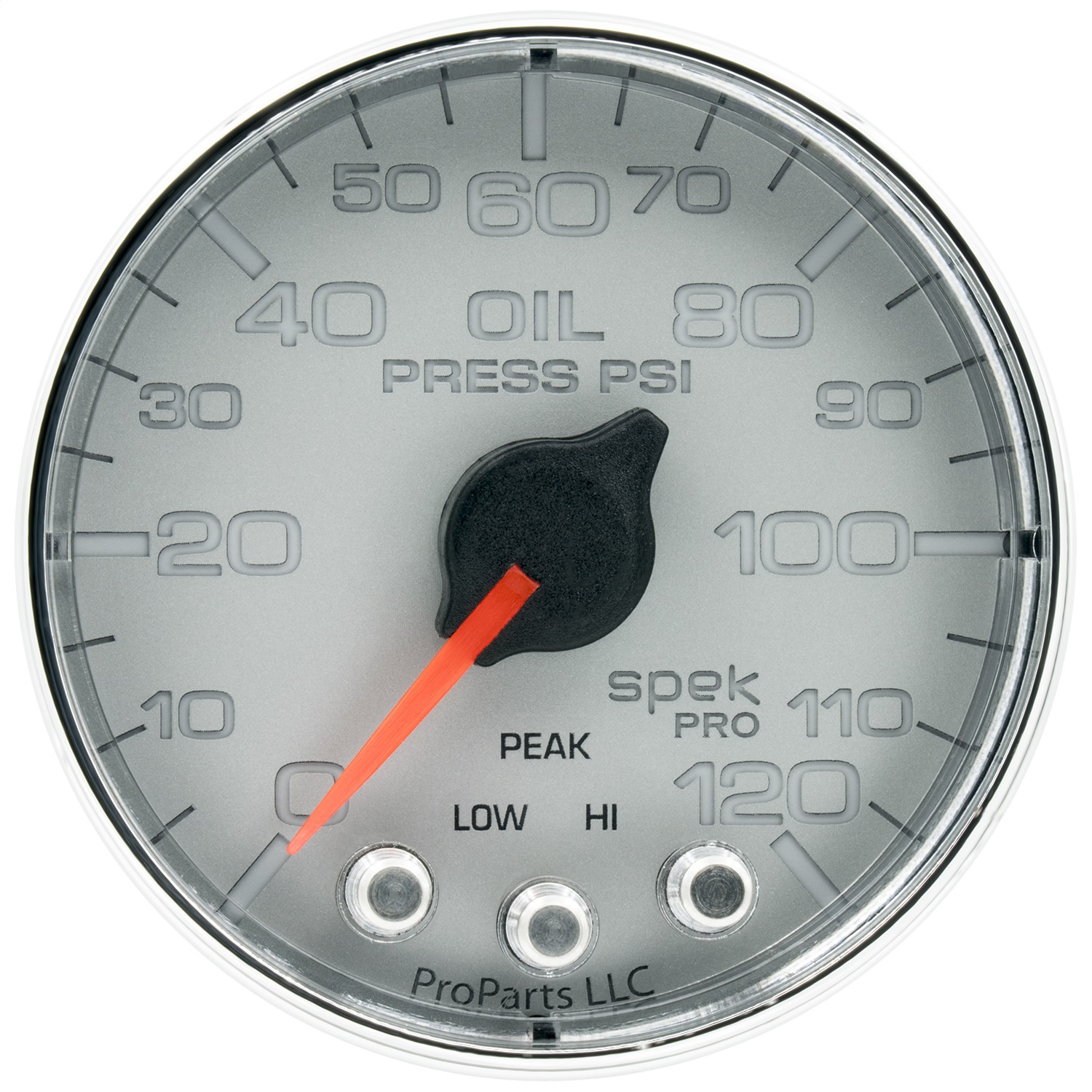 AutoMeter P325218 - Spek-Pro Gauge Oil Press 2 1/16in 120psi Stepper Motor W/Peak & Warn Slvr/Chrm AutoMeter P325218 - Spek-Pro Gauge Oil Press 2 1/16in 120psi Stepper Motor W/Peak & Warn Slvr/Chrm