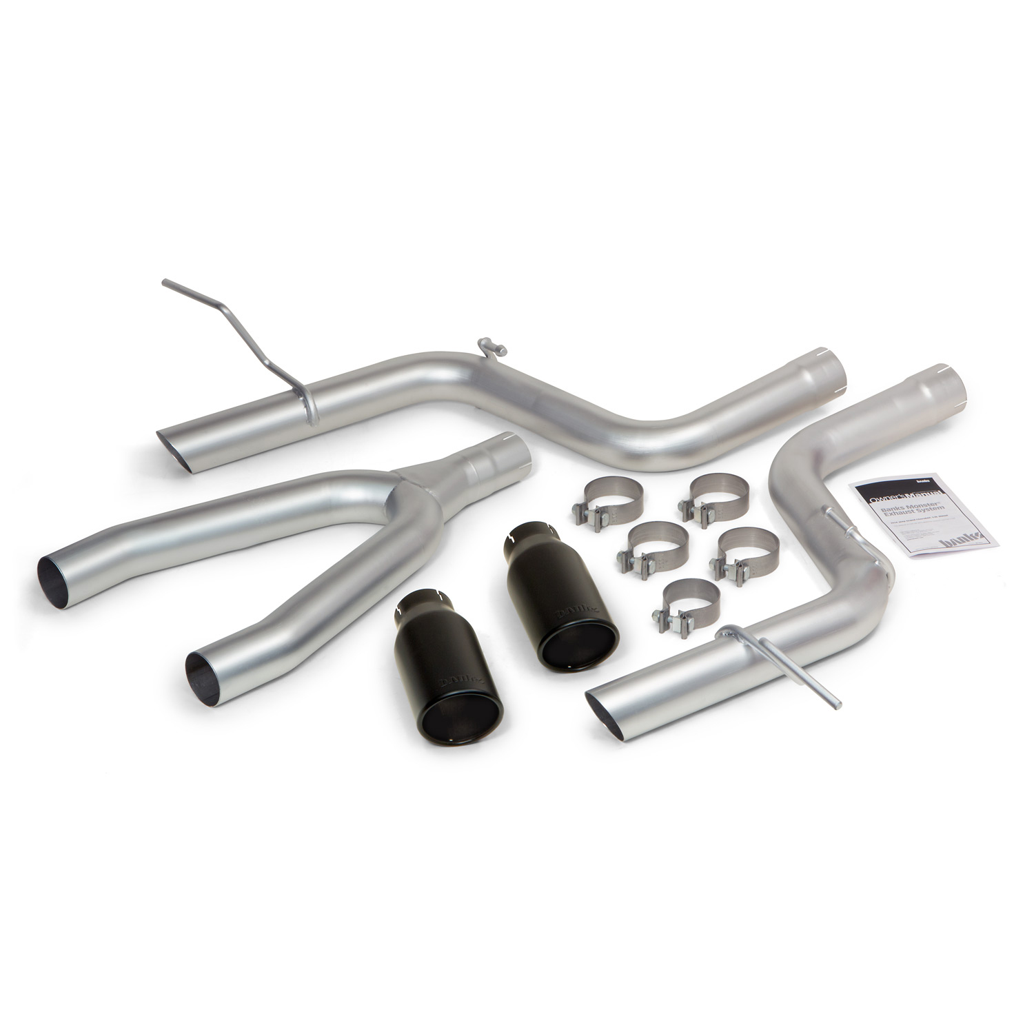 Banks Power 51364-B - Monster Exhaust System DualRear Exit Black Round Tips 14-15 Jeep Grand Cherokee 3.0L Diesel Banks Power 51364-B - Monster Exhaust System DualRear Exit Black Round Tips 14-15 Jeep Grand Cherokee 3.0L Diesel