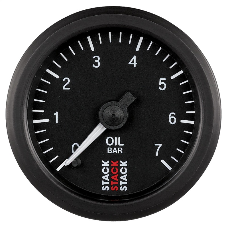 AutoMeter ST3301 - Stack 52mm 0-7 Bar M10 Male Pro Stepper Motor Oil Pressure Gauge - Black AutoMeter ST3301 - Stack 52mm 0-7 Bar M10 Male Pro Stepper Motor Oil Pressure Gauge - Black