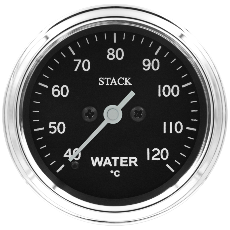 AutoMeter ST3307C - Stack 52mm 40-120 Deg C 1/8in NPTF Male Pro Stepper Motor Water Temp Gauge - Classic AutoMeter ST3307C - Stack 52mm 40-120 Deg C 1/8in NPTF Male Pro Stepper Motor Water Temp Gauge - Classic