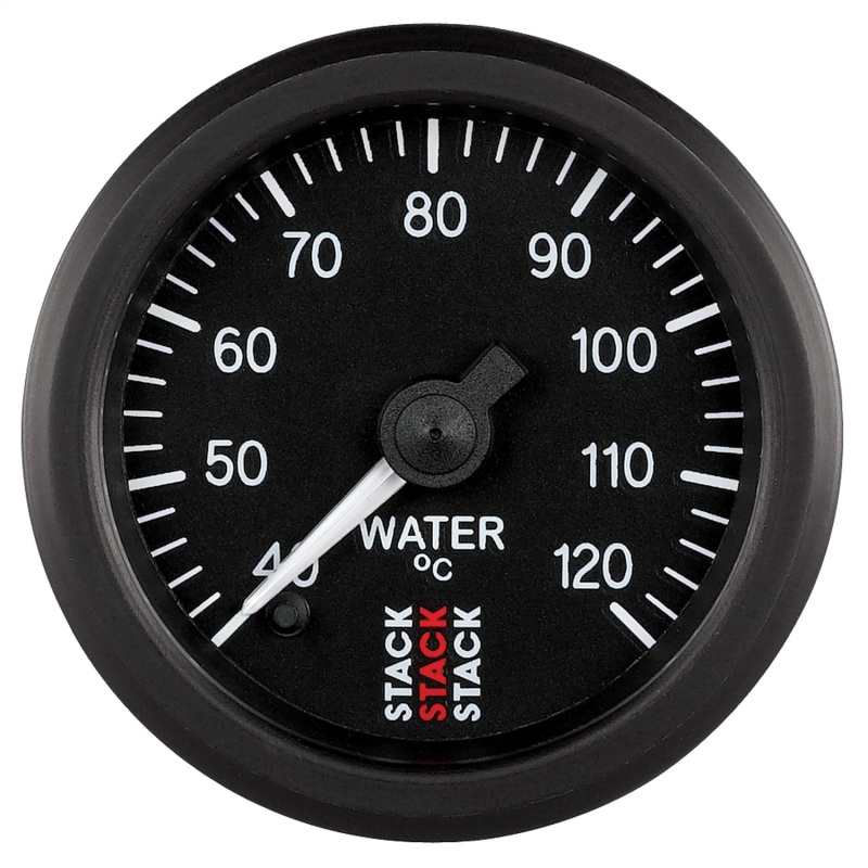 AutoMeter ST3307 - Stack 52mm 40-120 Deg C 1/8in NPTF Male Pro Stepper Motor Water Temp Gauge - Black AutoMeter ST3307 - Stack 52mm 40-120 Deg C 1/8in NPTF Male Pro Stepper Motor Water Temp Gauge - Black