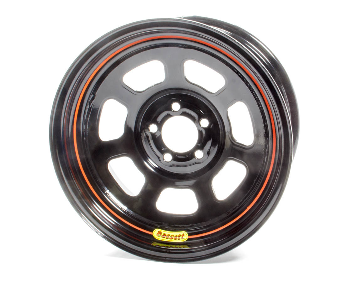 Bassett 57SN4 - Wheel 15x7 5x100mm D- Hole 4in BS Black