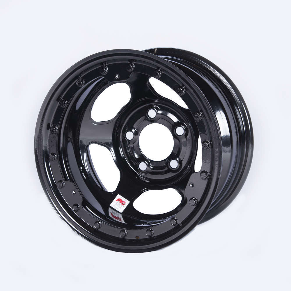 Bassett 58A53ILK - 15x8 IMCA Black Beadlock Inertia 5x5