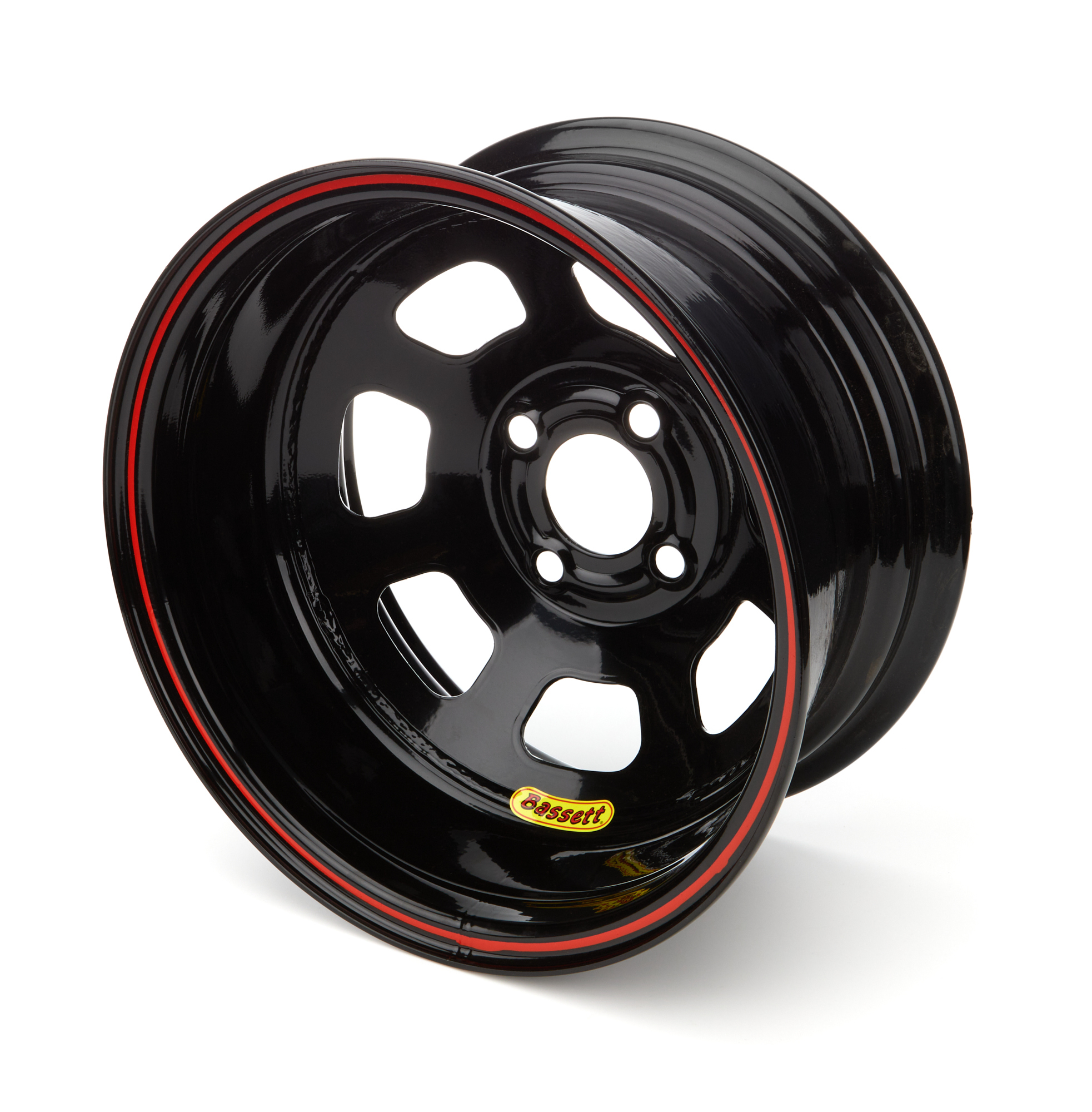 Bassett 47SP1 - Wheel 14x7 D-Hole 4x 4.25in 1in BS Black
