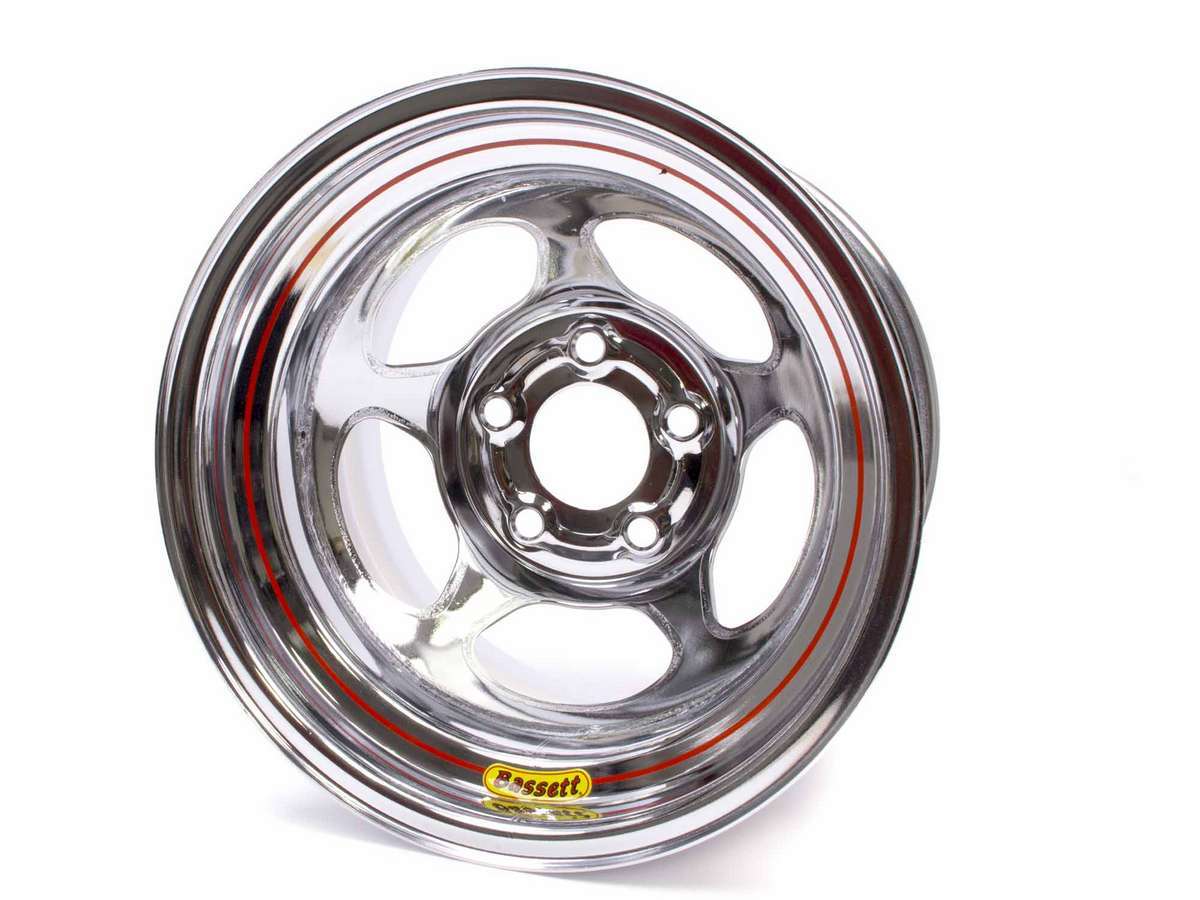 Bassett 50L54C - 15x10 Chrome Inertia 5x5 4in BS