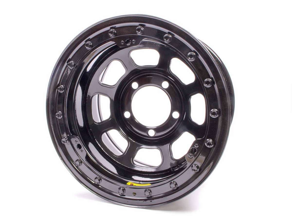 Bassett 59D52LK - 15 x 8.75 B/L Black 5x5 2in BS D-Hole