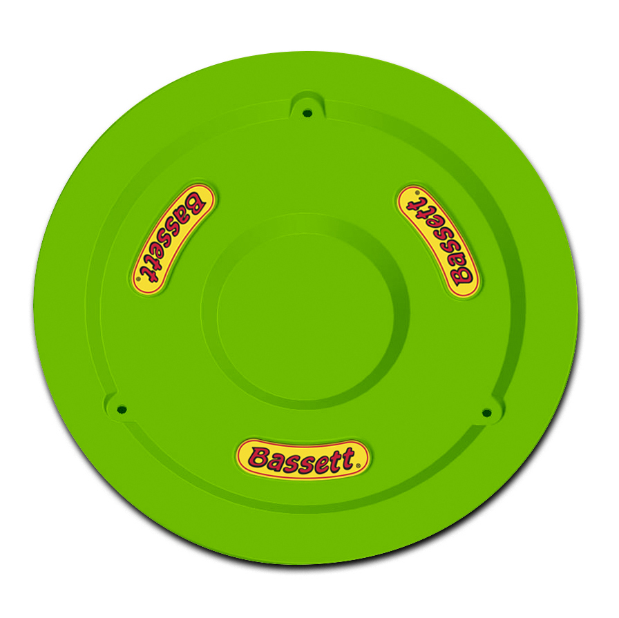 Bassett 5PLG-FLOGRN - Wheel Cover 15in Green Fluorescent