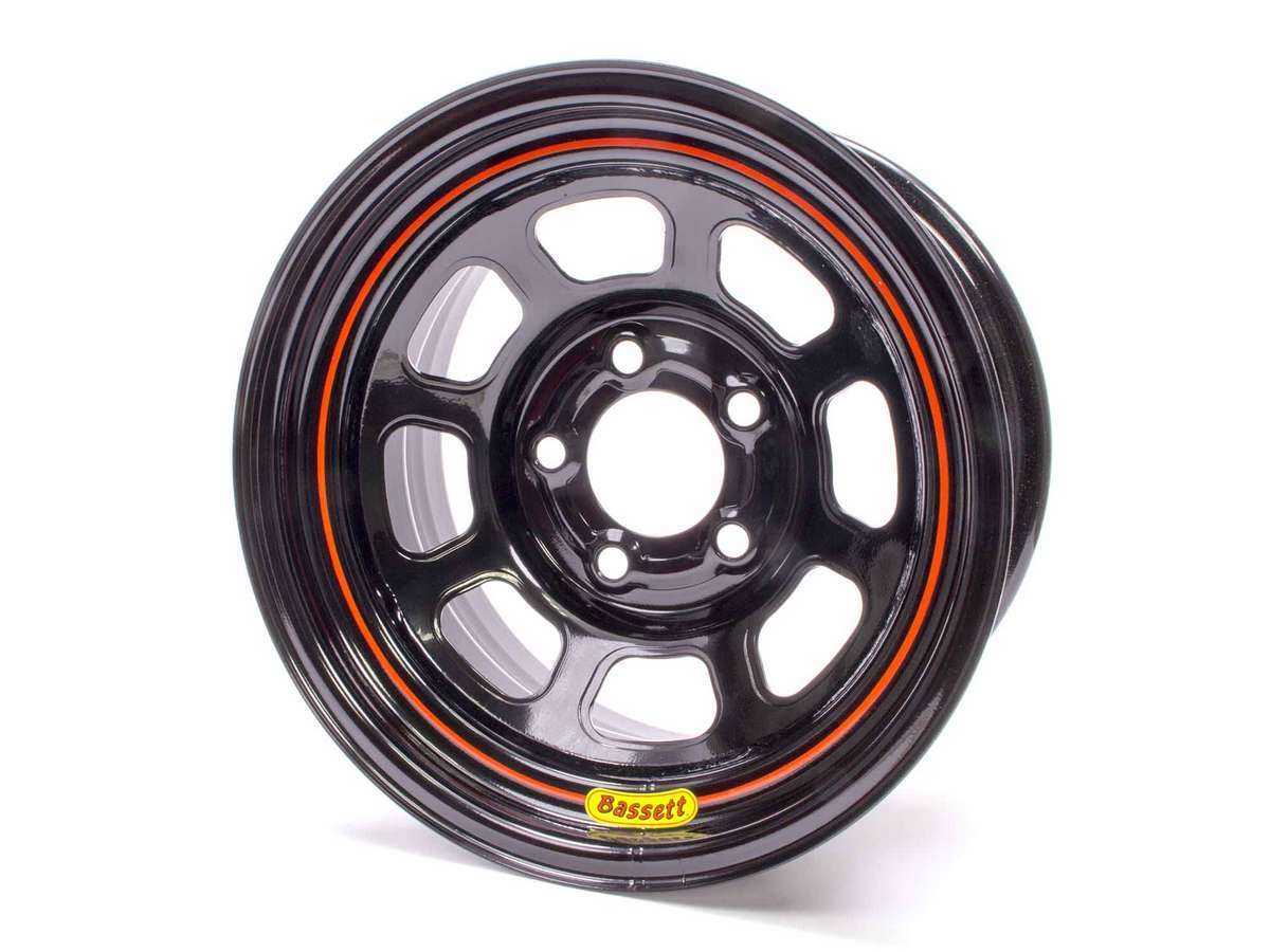 Bassett 58SC1 - 15x8 5x4.75 Black Spun Bassett 58SC1 - 15x8 5x4.75 Black Spun