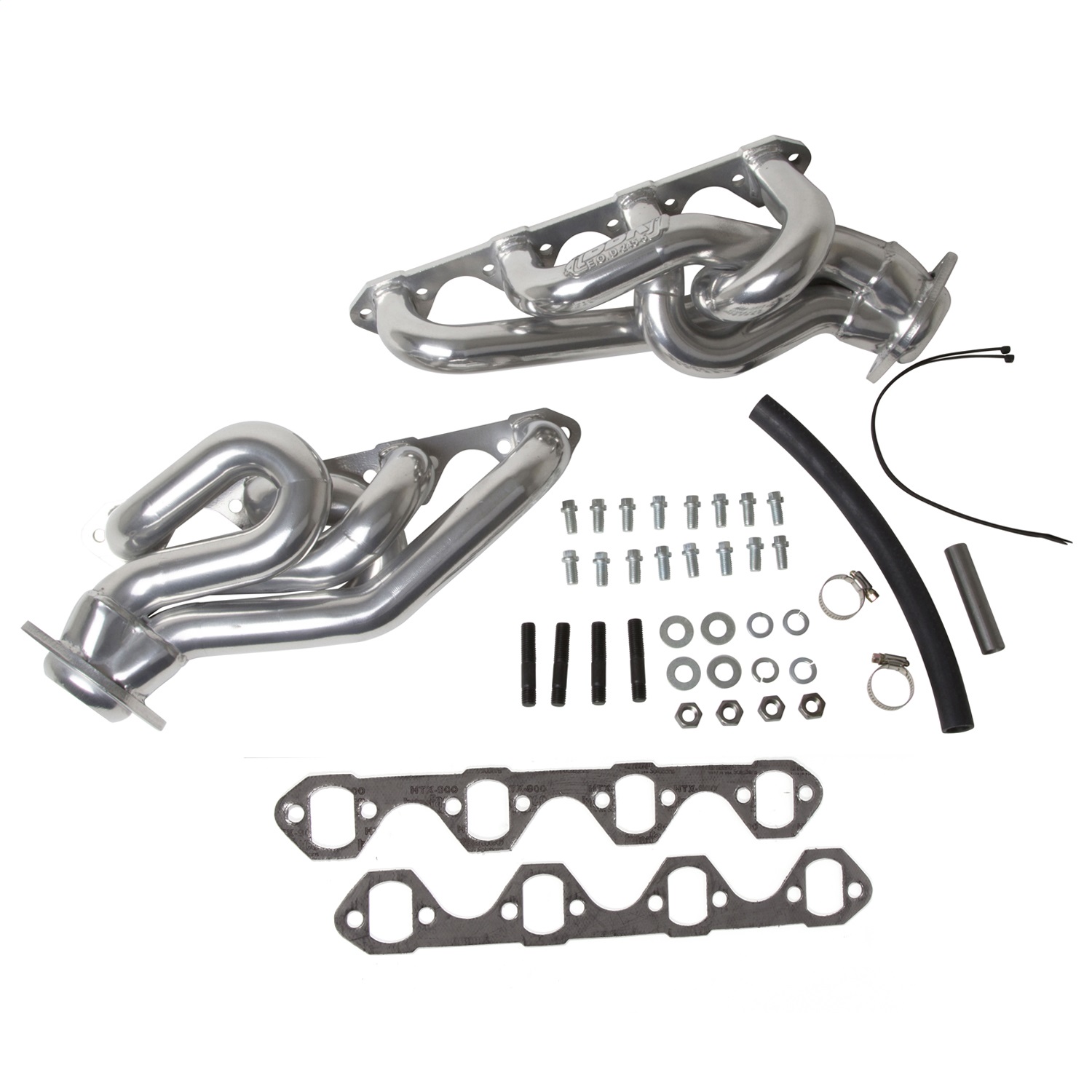 BBK 15120 - 86-93 Mustang 5.0 Shorty Tuned Length Exhaust Headers - 1-5/8 Silver Ceramic