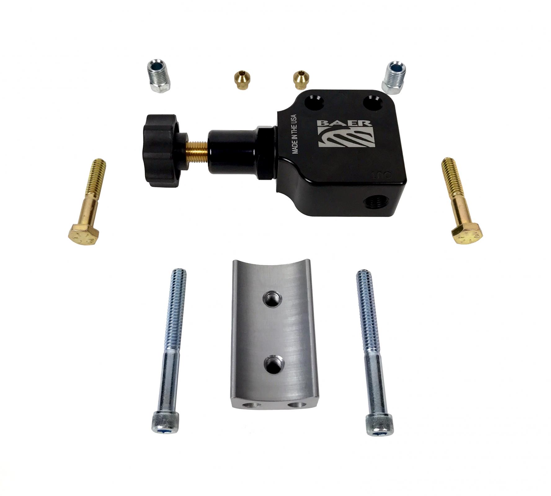 Baer Brakes 6801245 - Remaster Proportioning Valve W/Anodized Bracket