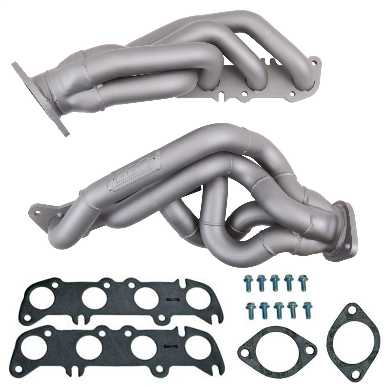 BBK 1632 - 11-14 Mustang GT Shorty Tuned Length Exhaust Headers - 1-5/8 Titanium