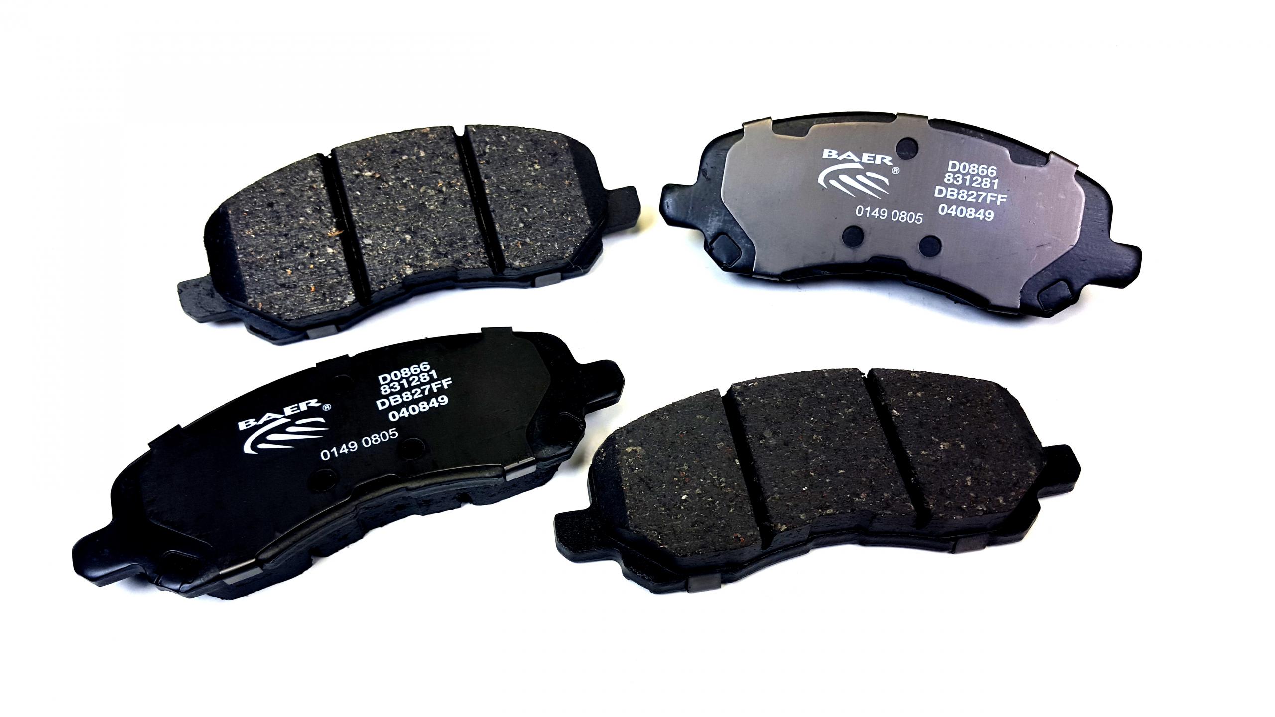 Baer Brakes D0866 - Brake Pads Front 07-10 Sebring 08-12 Avenger 07-11 Caliber BAER Sport Baer Brakes D0866 - Brake Pads Front 07-10 Sebring 08-12 Avenger 07-11 Caliber BAER Sport