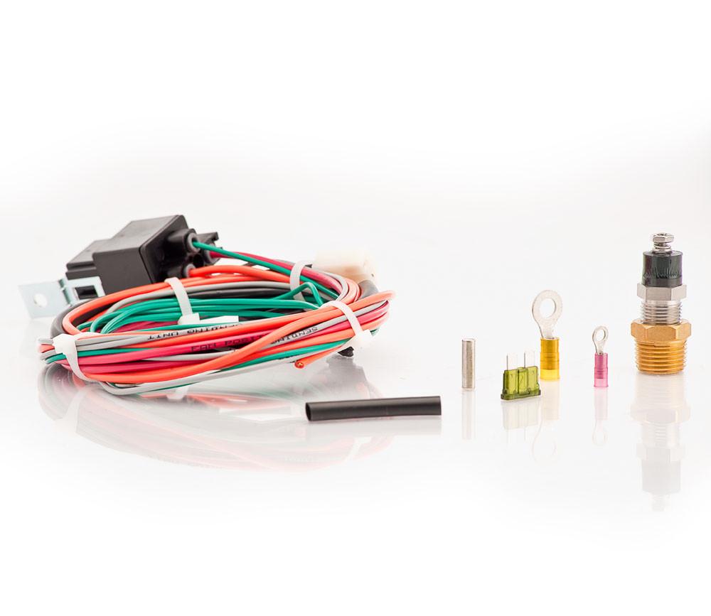 Be-Cool Radiators 75021 - Electric Fan Wiring Harness Kit w/Sending Unit 195-175 Be Cool Radiator Be-Cool Radiators 75021 - Electric Fan Wiring Harness Kit w/Sending Unit 195-175 Be Cool Radiator