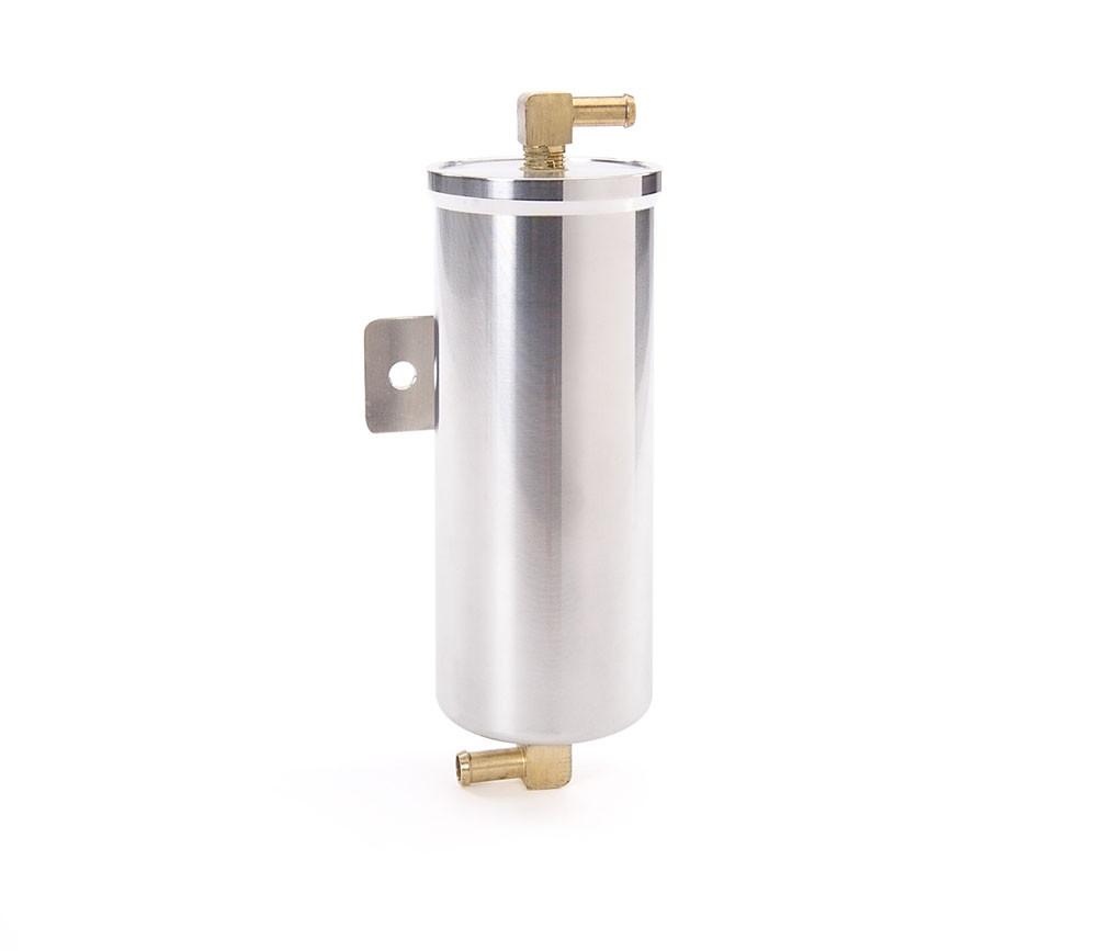 Be-Cool Radiators 70003 - Vented Recovery Tank 7 x 3 Inch w/Inlet Fitting & Mounting Bracket Diamond-Cut Aluminum Natural Finish Be Cool Radiator Be-Cool Radiators 70003 - Vented Recovery Tank 7 x 3 Inch w/Inlet Fitting & Mounting Bracket Diamond-Cut Aluminum Natural Finish Be Cool Radiator