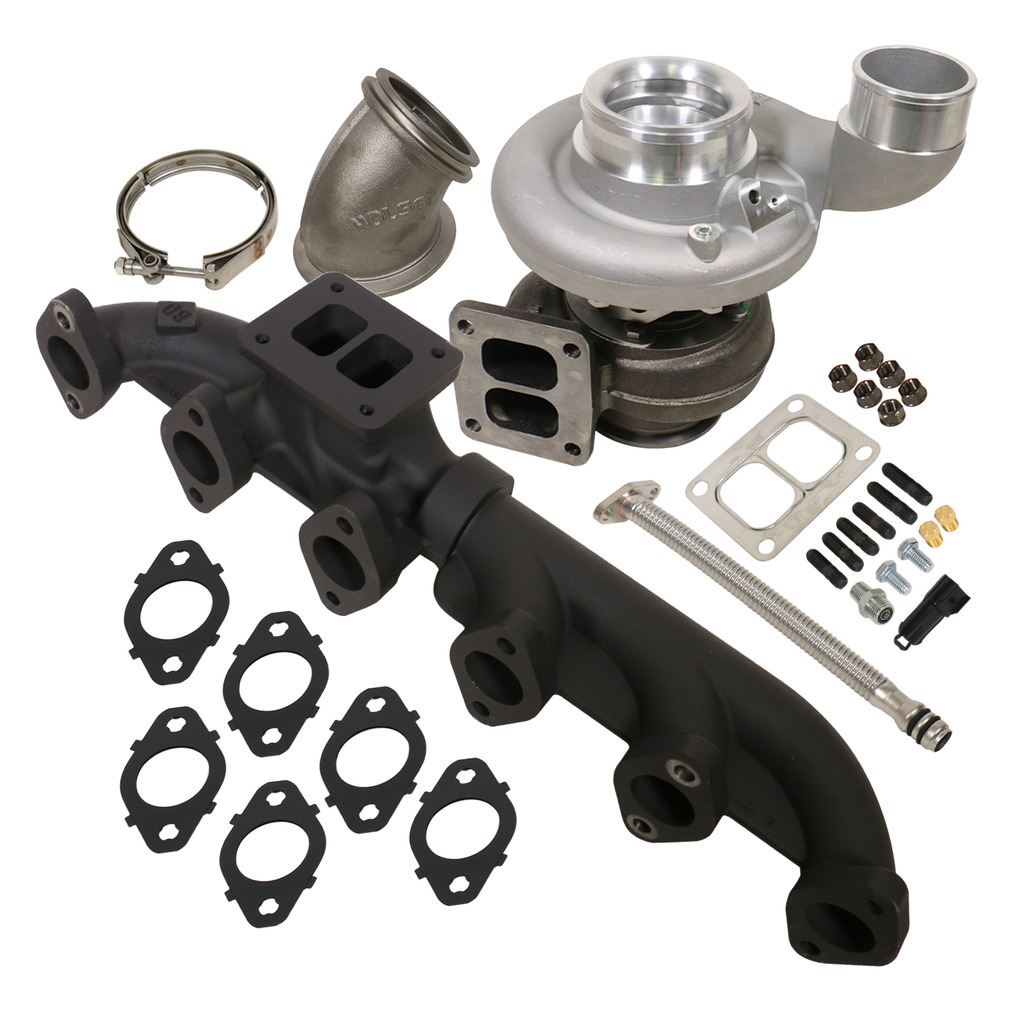 BD Diesel 1045175 - Iron Horn 5.9L Turbo Kit S364SXE/80 1.00AR Dodge 03-07