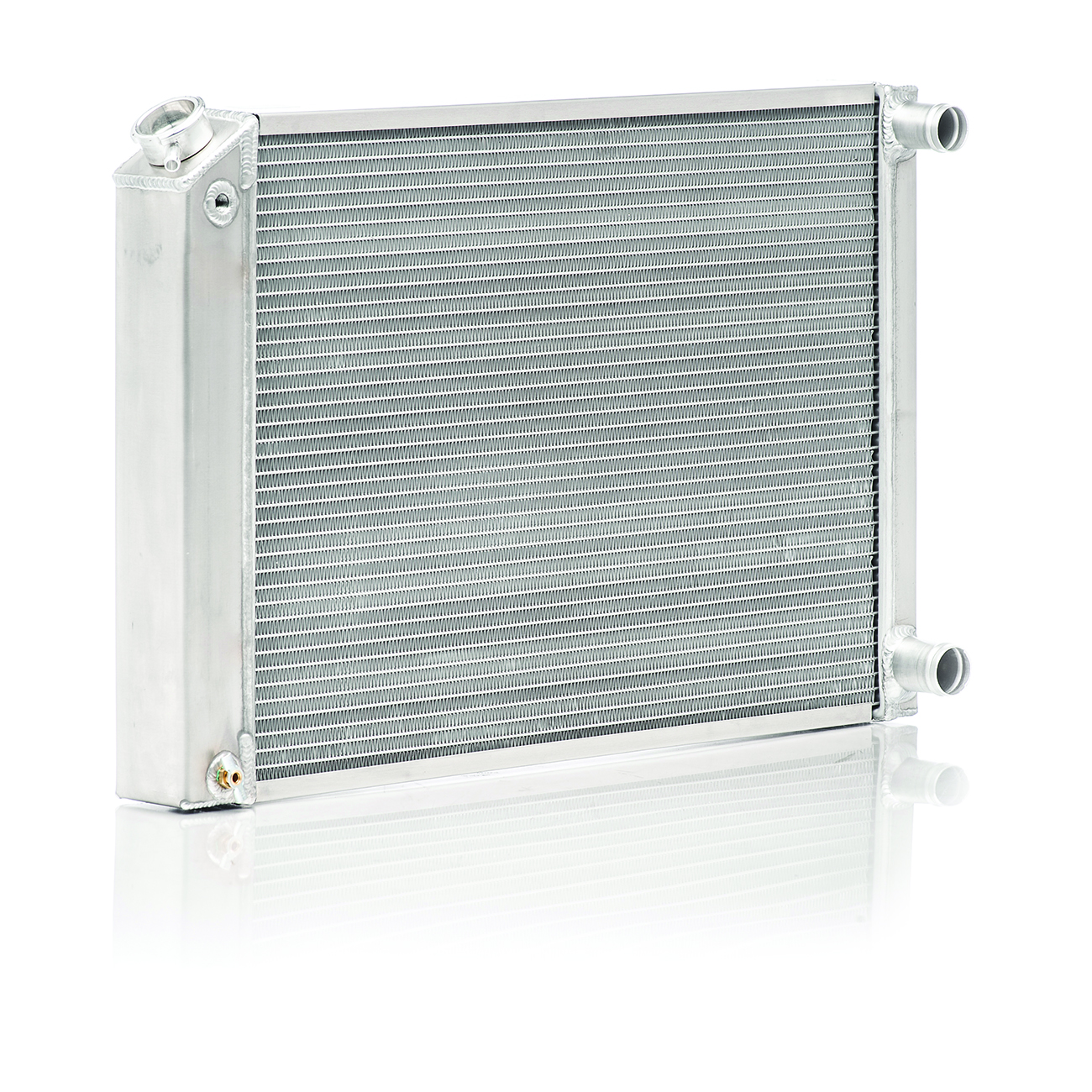 Be-Cool Radiators 35222 - Radiator Dual Pass w/Dual 1 Inch Core 26.50 Inch x 17.00 Inch for LS Swap Qualifier Natural Finish Be Cool Radiator Be-Cool Radiators 35222 - Radiator Dual Pass w/Dual 1 Inch Core 26.50 Inch x 17.00 Inch for LS Swap Qualifier Natural Finish Be Cool Radiator