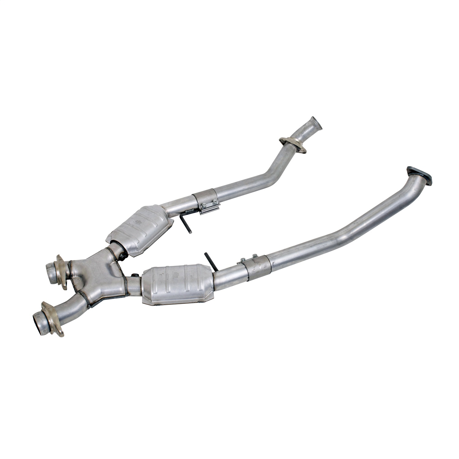 BBK 1666 - 96-98 Mustang 4.6 GT High Flow X Pipe With Catalytic Converters - 2-1/2 BBK 1666 - 96-98 Mustang 4.6 GT High Flow X Pipe With Catalytic Converters - 2-1/2