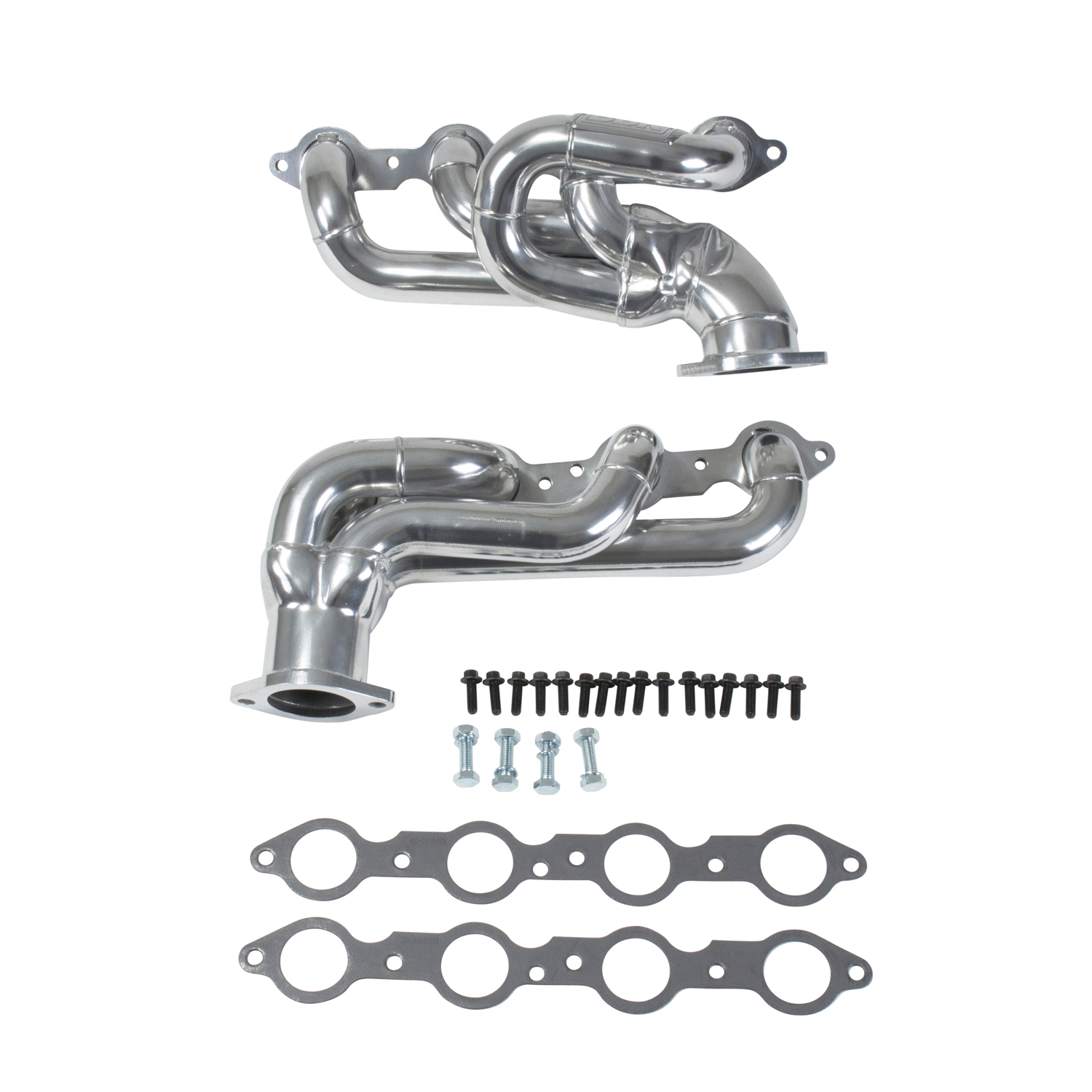 BBK 40200 - 10-15 Camaro LS3 L99 Shorty Tuned Length Exhaust Headers - 1-3/4 Silver Ceramic