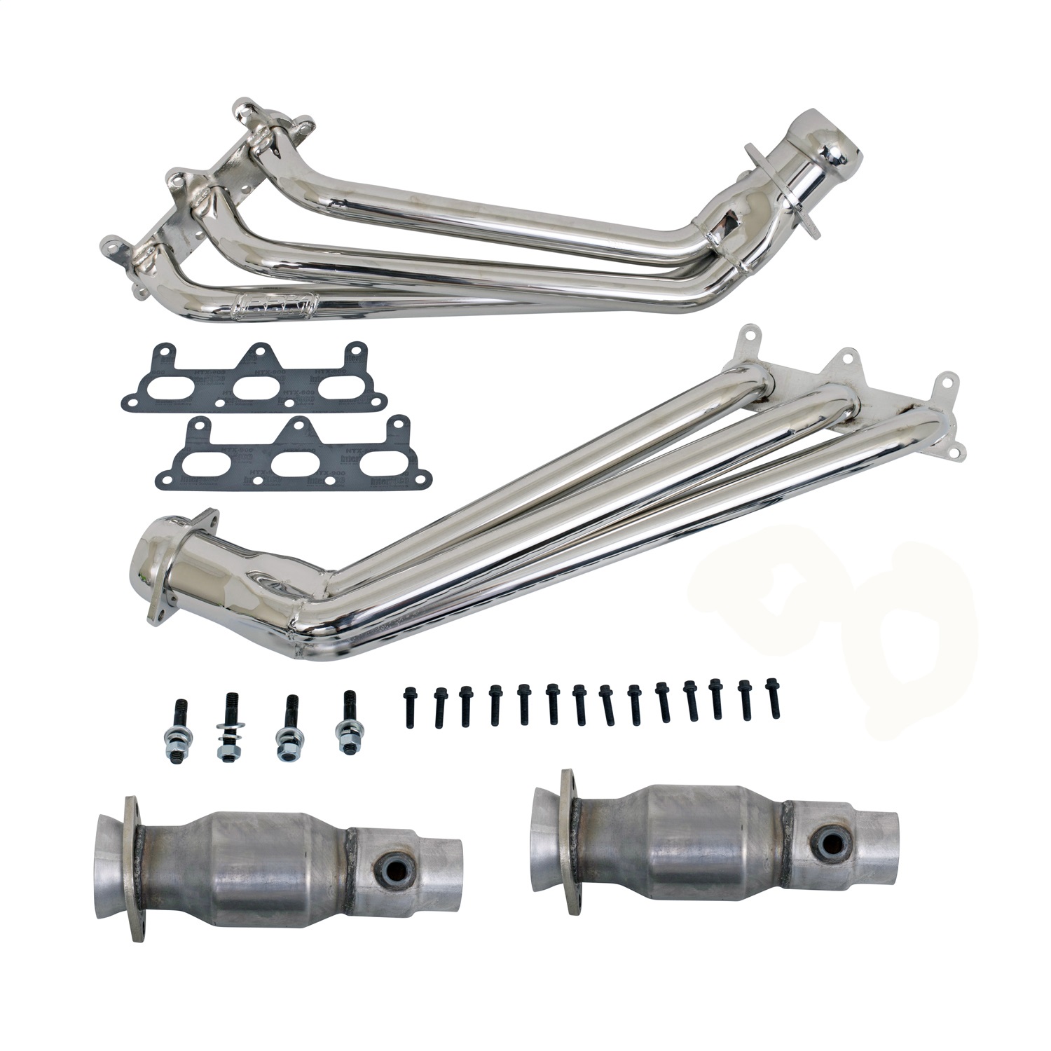 BBK 4041 - 10-11 Camaro V6 Long Tube Exhaust Headers With Converters - 1-5/8 Chrome BBK 4041 - 10-11 Camaro V6 Long Tube Exhaust Headers With Converters - 1-5/8 Chrome