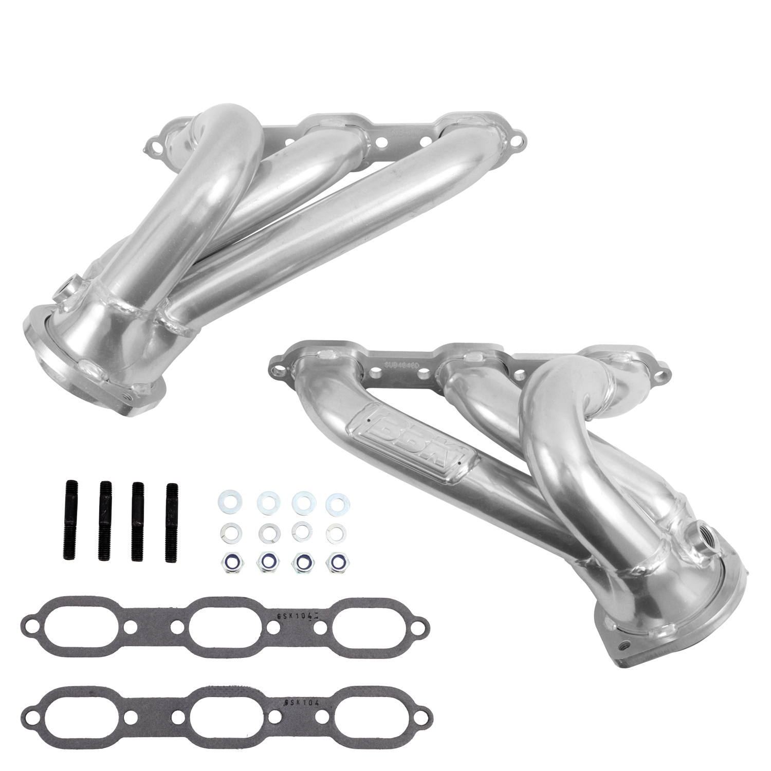BBK 40400 - 06-10 Dodge Charger / Chrysler 300 3.5L V6 1-5/8 Shorty Tuned Length Headers - Silver Ceramic
