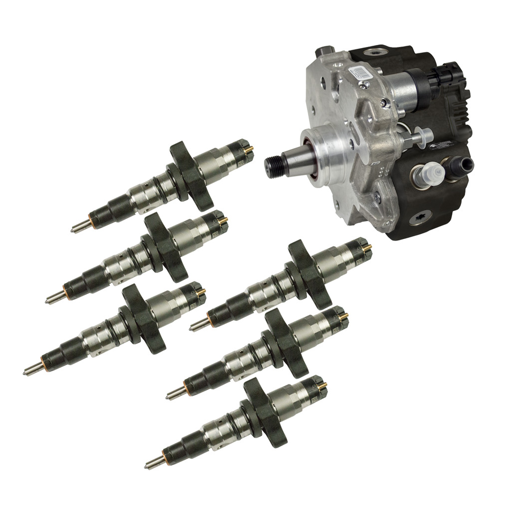 BD Diesel 1051506 - BD 5.9L Cummins Stage 2 Performance CR Pump & Injectors Package - Dodge 2004.5-2007 BD Diesel 1051506 - BD 5.9L Cummins Stage 2 Performance CR Pump & Injectors Package - Dodge 2004.5-2007