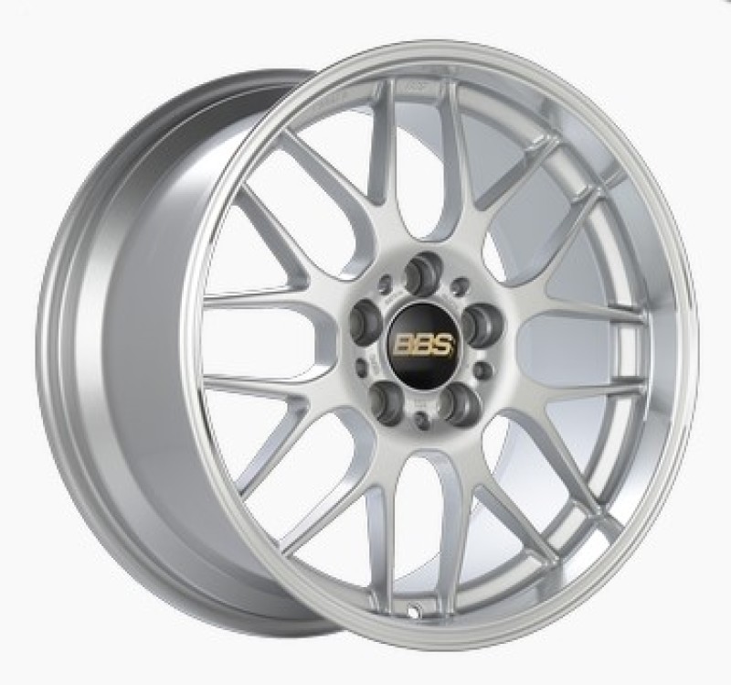 BBS RG770HSP - RG-R 19x8.5 5x114.3 ET18 Sport Silver Polished Lip Wheel -82mm PFS/Clip Required