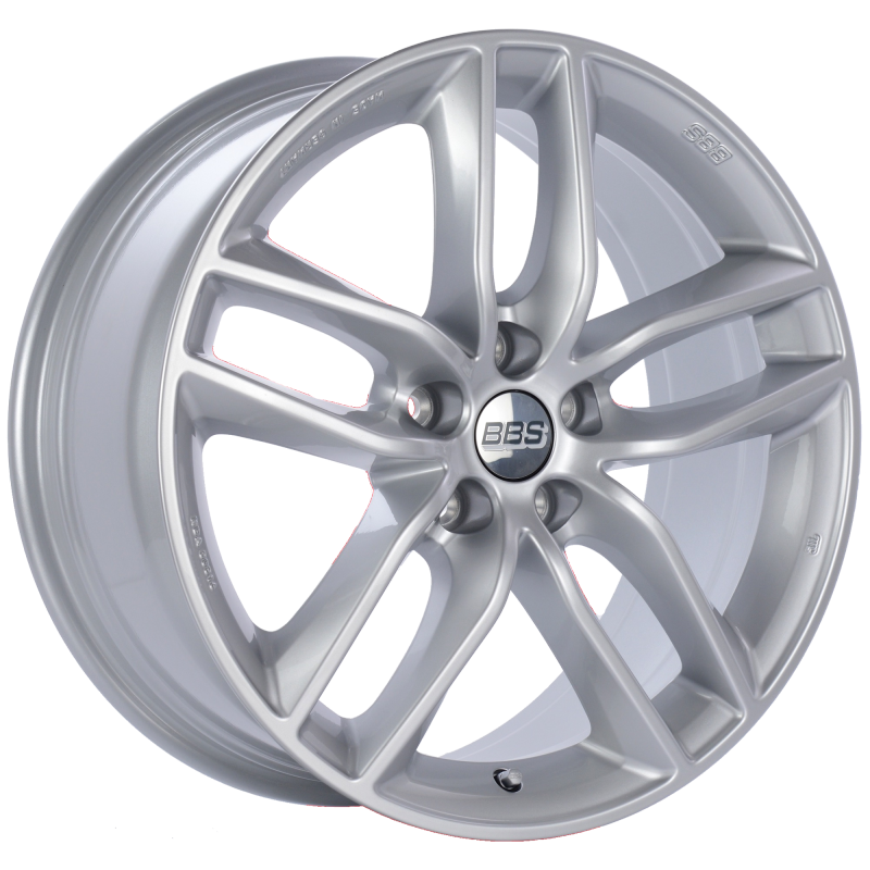 BBS SX0302SK - SX 17x7.5 5x112 ET35 Sport Silver Wheel -82mm PFS/Clip Required