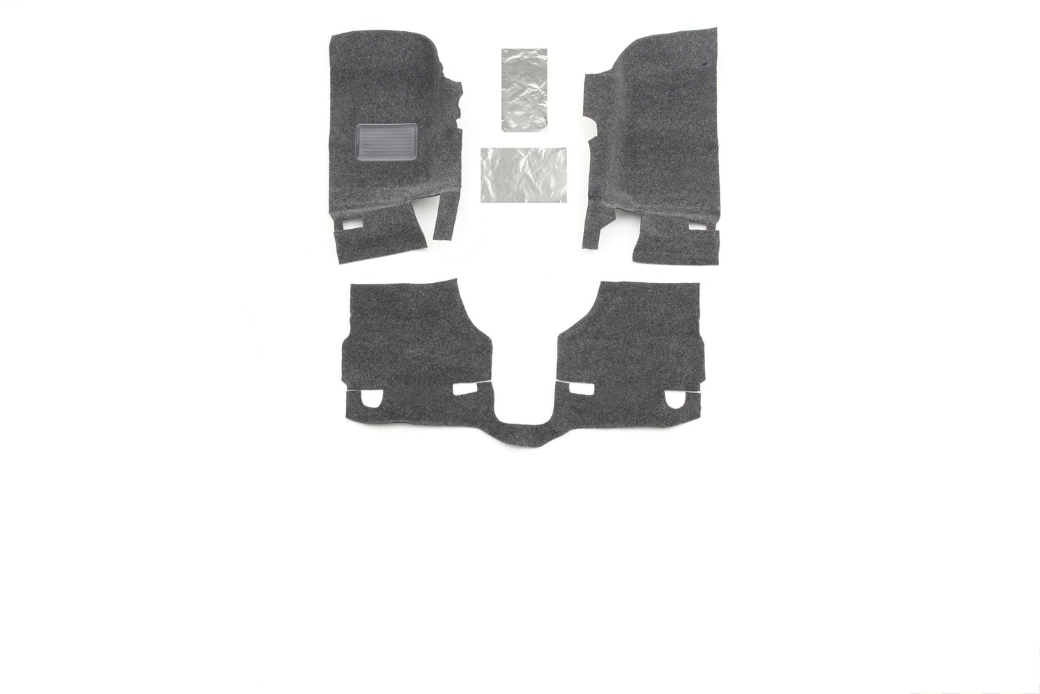 Bedrug BRJK07F2 - 07-10 Jeep JK 2Dr Front 3pc Floor Kit (Incl Heat Shields) Bedrug BRJK07F2 - 07-10 Jeep JK 2Dr Front 3pc Floor Kit (Incl Heat Shields)