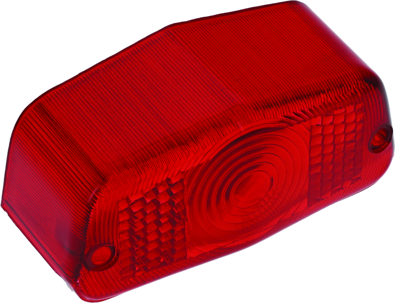 Bikers Choice 200221 - Small Custom Tail Lamp Lamp Replacement Lens Lucas Style Red