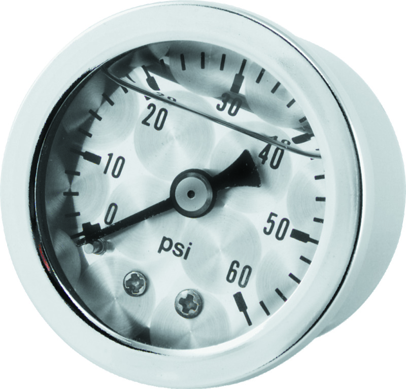 Bikers Choice 210076 - Metallic Face Oil Pressure Gauge 0-60 Psi 1/8 NPT Bikers Choice 210076 - Metallic Face Oil Pressure Gauge 0-60 Psi 1/8 NPT