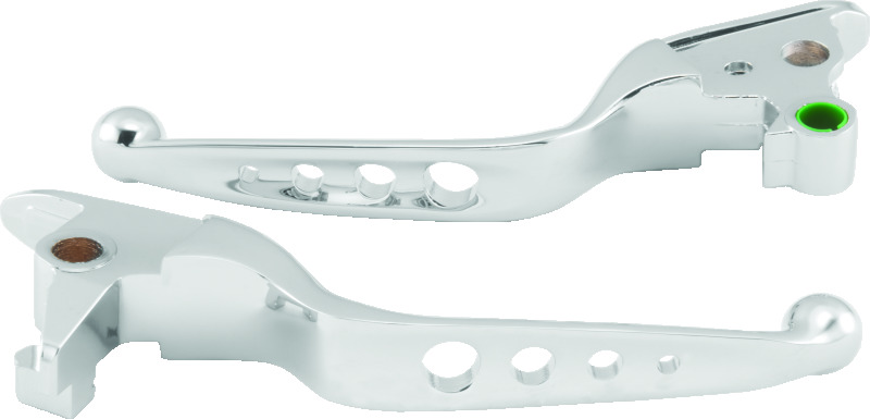 Bikers Choice 482144 - 15-17 FLST FXST Chrome O Series Holed Lever Set