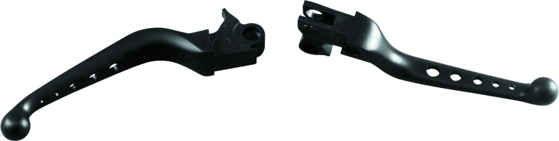Bikers Choice 482864 - 96-16 Big Twin W/ Cable Clutch 96-03 XL Black Holed Lever Set