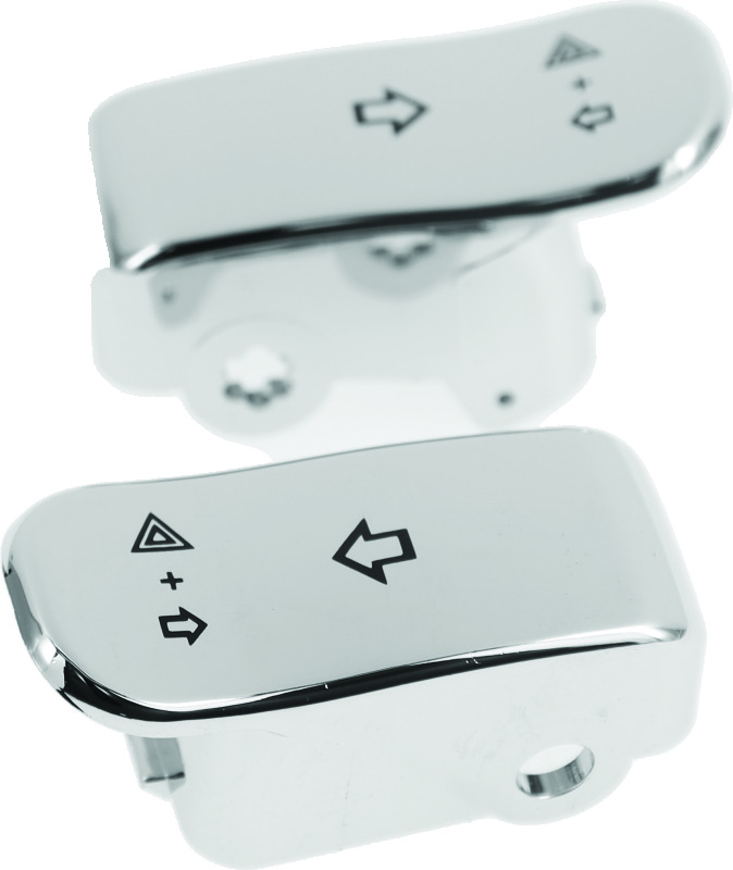 Bikers Choice 483314 - 96-13 Big Twin & XL Chrome Turn Signal Extensions Pr