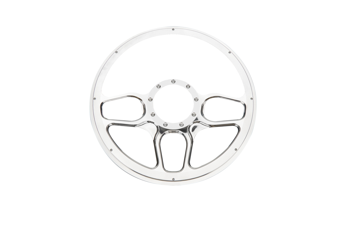 Billet Specialties 30102 - Steering Wheel 1/2 Wrap Win Lite