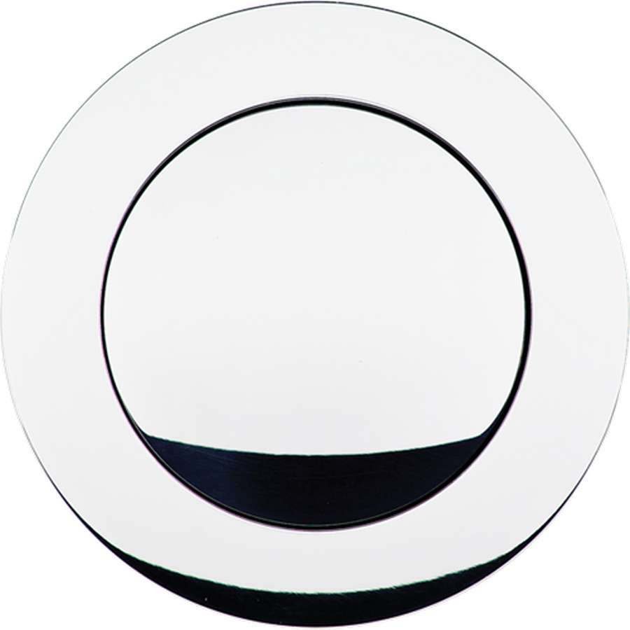 Billet Specialties 32125 - Polished Horn Button Large Smooth