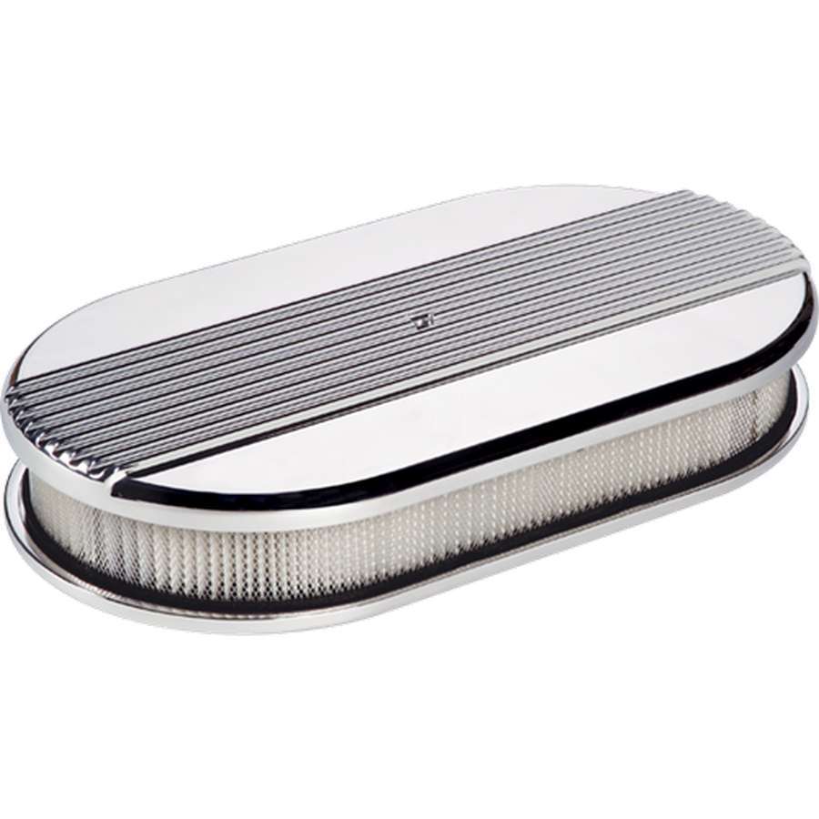 Billet Specialties 15640 - Large Ribbed Oval Air Cleaner Billet Specialties 15640 - Large Ribbed Oval Air Cleaner