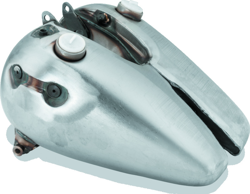 Bikers Choice 488802 - 48-65 Big Twin 3.5 Gallon Handshift Gas Tank Pr