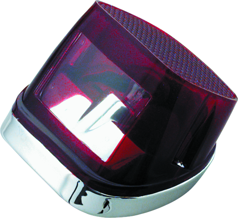 Bikers Choice 490651 - 73-98 Big Twin And Sportster Replacement Taillight Red Replaces H-D 68008-73B