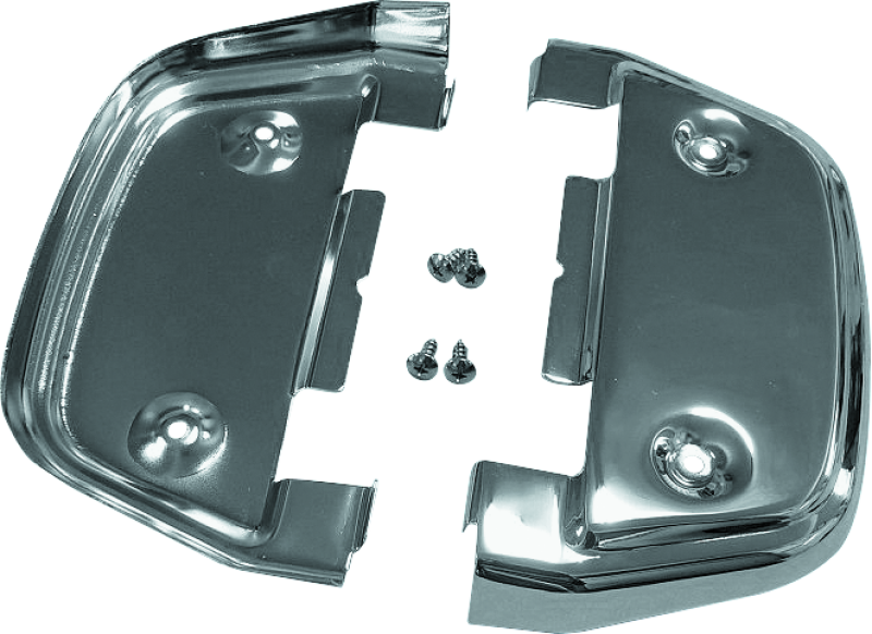 Bikers Choice 490638 - 87-Up Touring Chrome Passanger Floorboard Undercover Kit