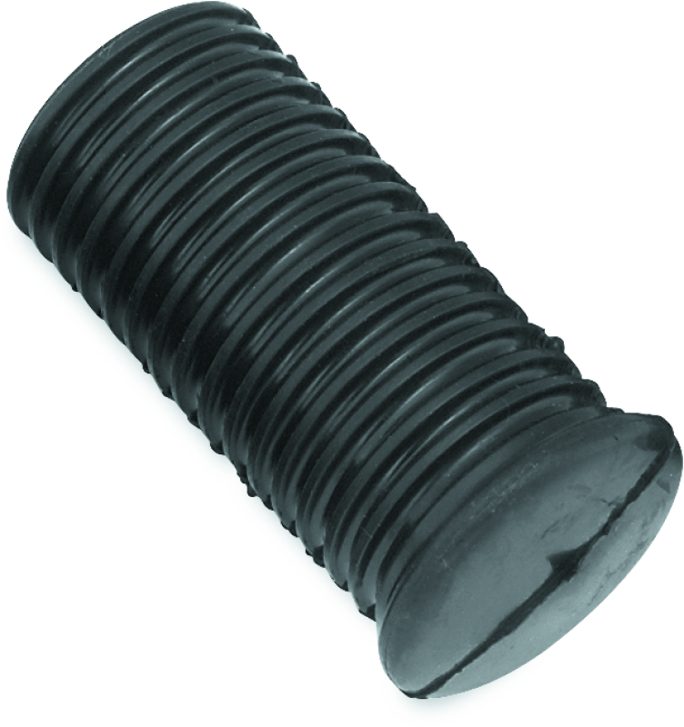 Bikers Choice 490351 - 52-85 Replacement Rider Peg Rubbers Black Rubber Large Replaces H-D 50940-52T