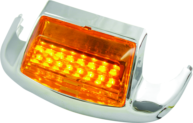 Bikers Choice 491275 - 80-95 FLHT 86-95 FLST Front Amber Lens Replaces H-D 59082-79