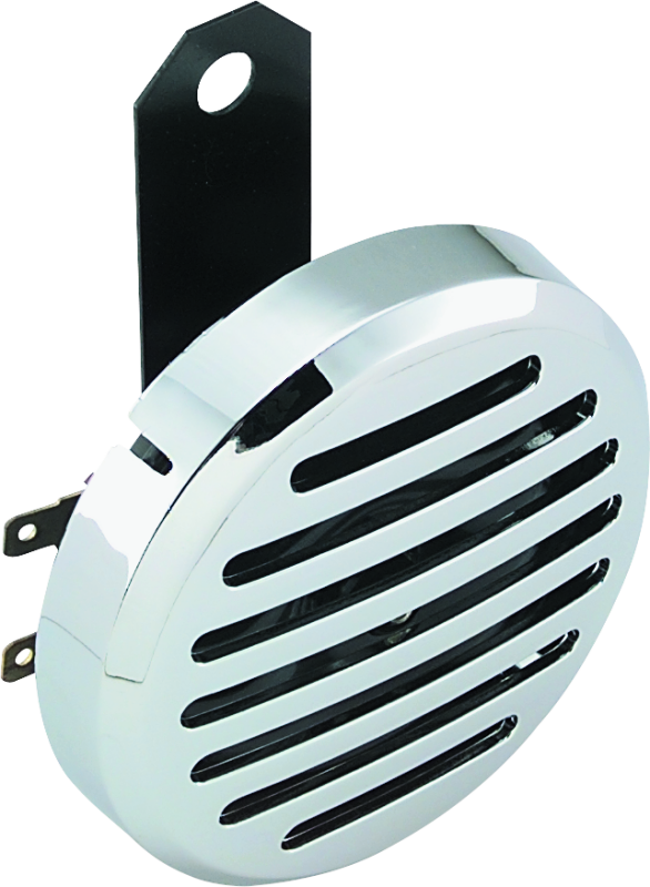 Bikers Choice 490538 - Chrome Slotted Custom Electric Horn 12 Volt Universal Bikers Choice 490538 - Chrome Slotted Custom Electric Horn 12 Volt Universal