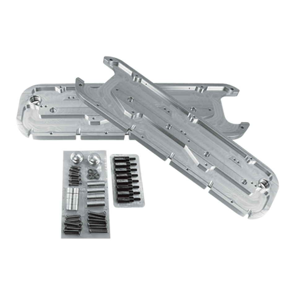 Billet Specialties 96037 - LS To BBC Valve Cover Conversion Kit